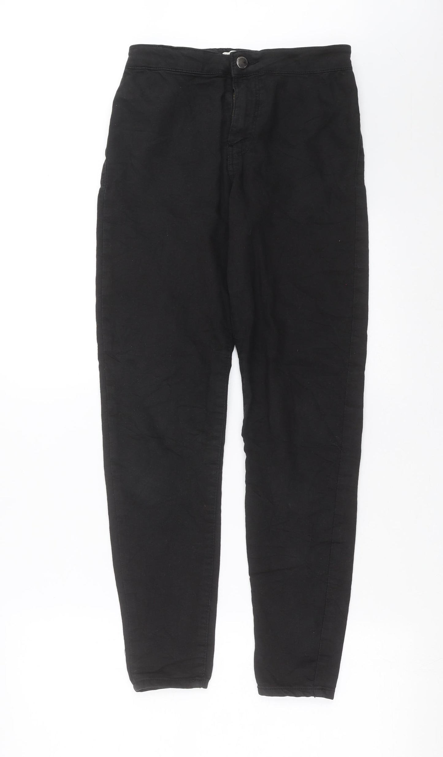 Bershka Womens Black  Denim Skinny Jeans Size 8 L28 in
