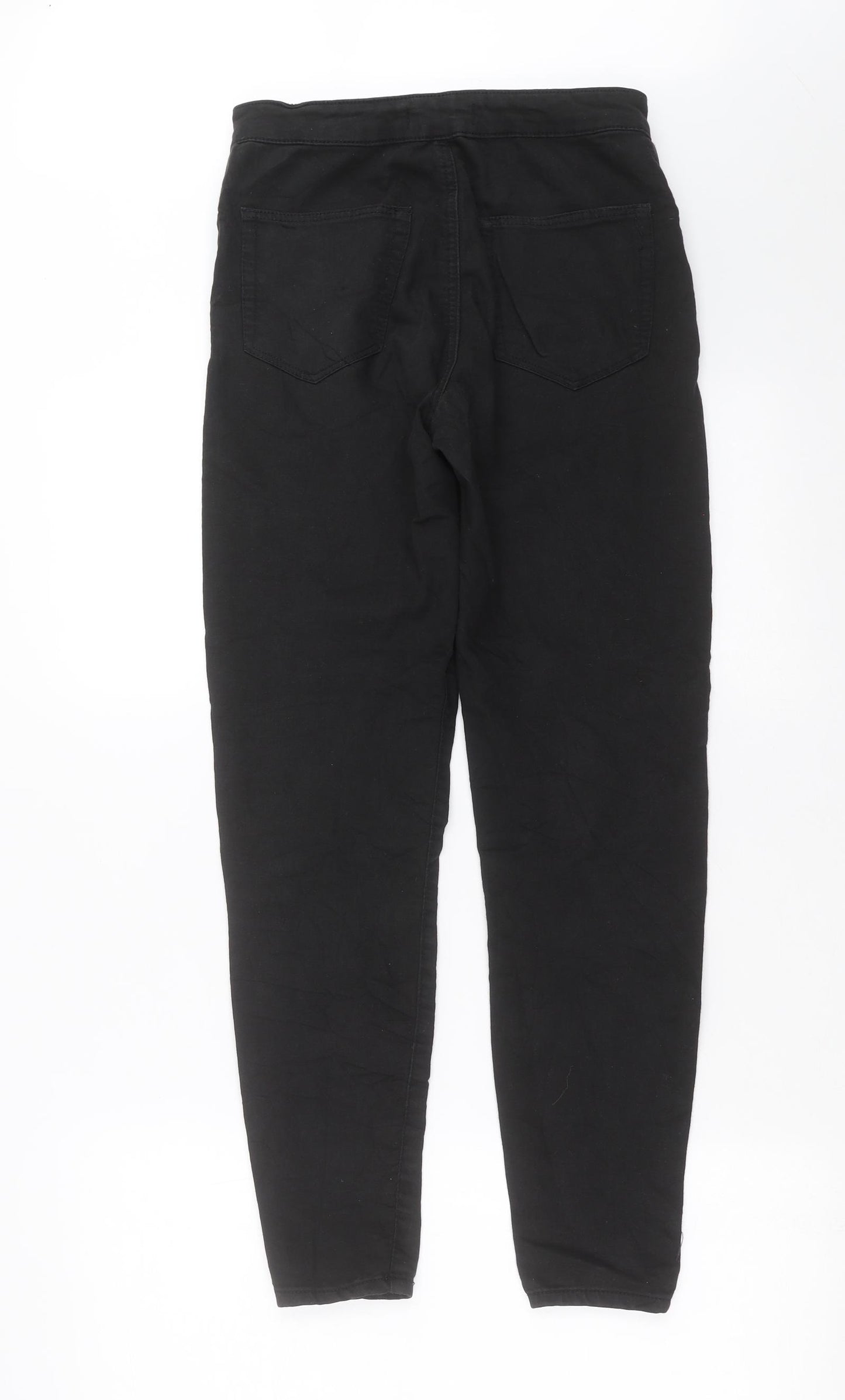 Bershka Womens Black  Denim Skinny Jeans Size 8 L28 in
