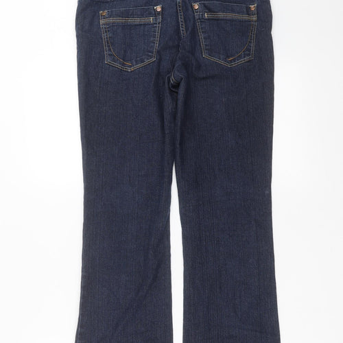 YESYES Womens Blue  Denim Bootcut Jeans Size 12 L27 in