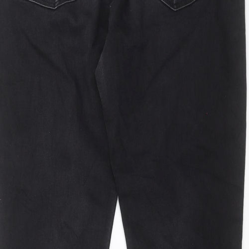 H&M Womens Black  Denim Skinny Jeans Size 10 L28 in