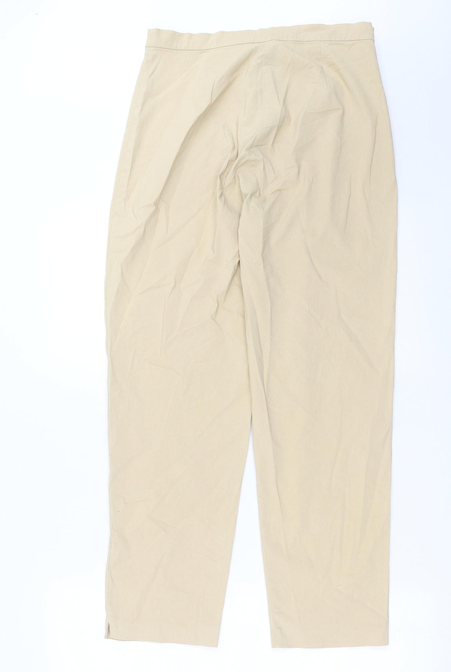 Debenhams Womens Beige   Trousers  Size 12 L26 in