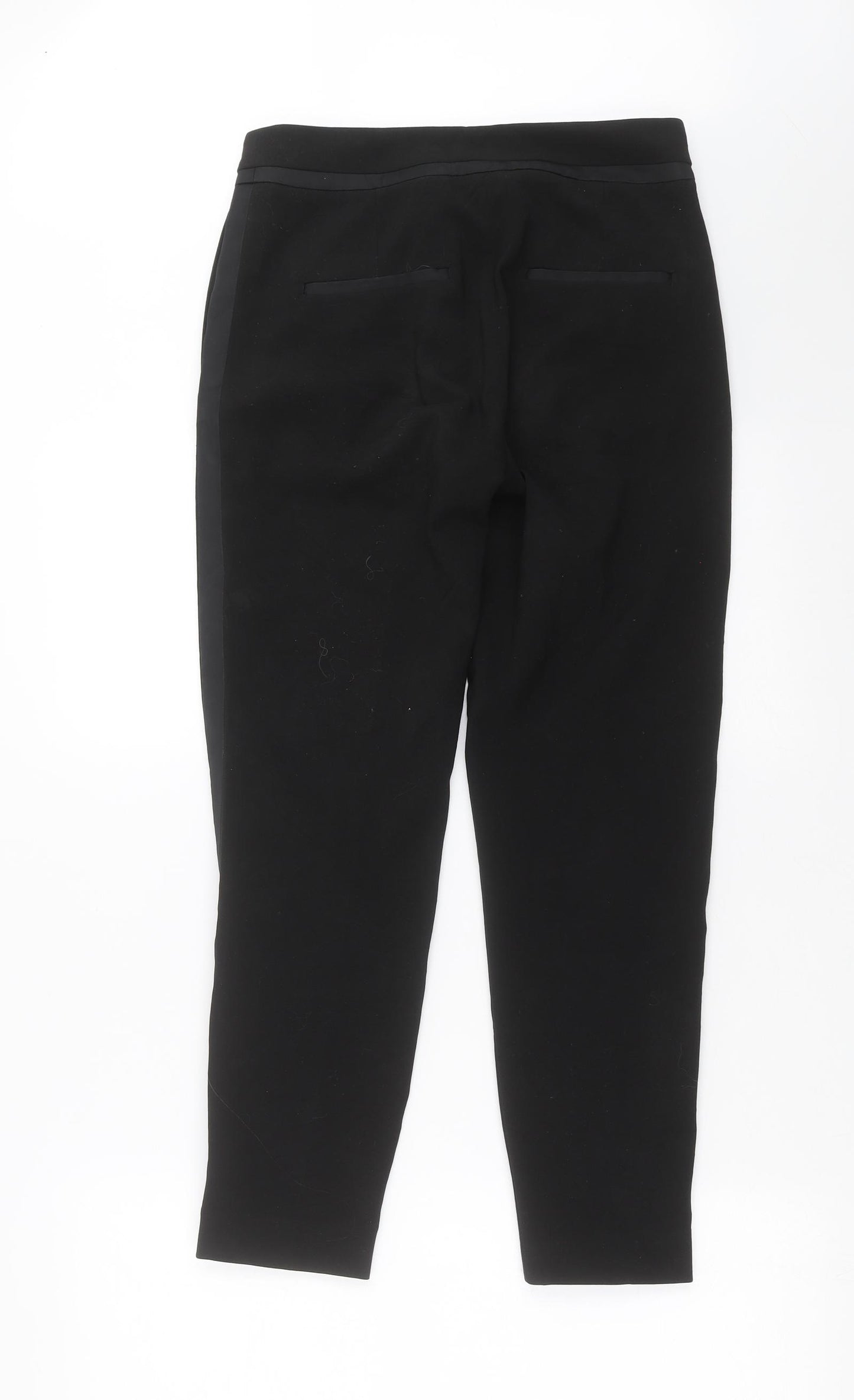 H&M Womens Black   Trousers  Size 6 L26 in