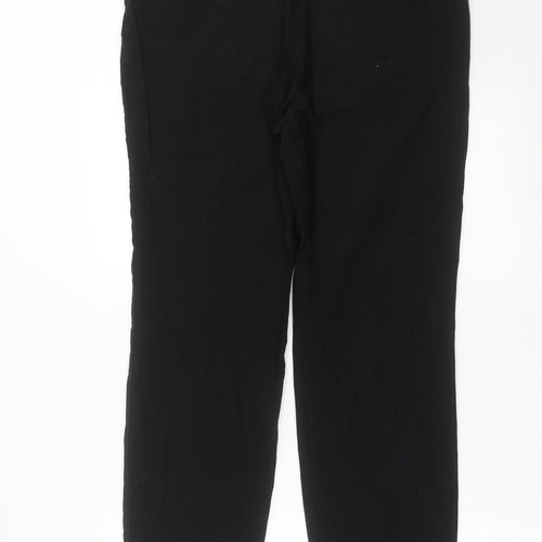 Papaya Womens Black   Trousers  Size 6 L28 in