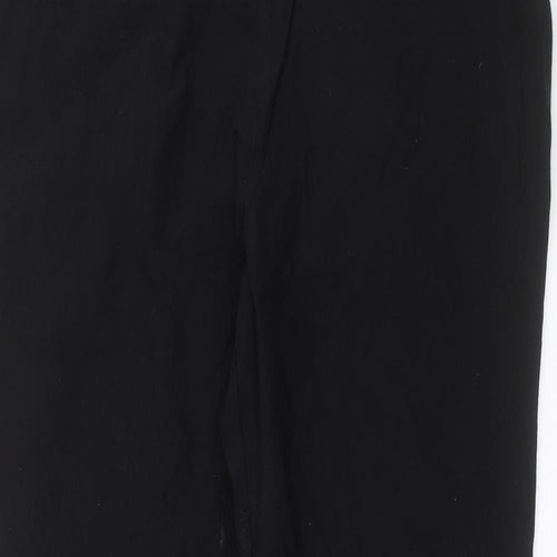 Papaya Womens Black   Trousers  Size 6 L28 in
