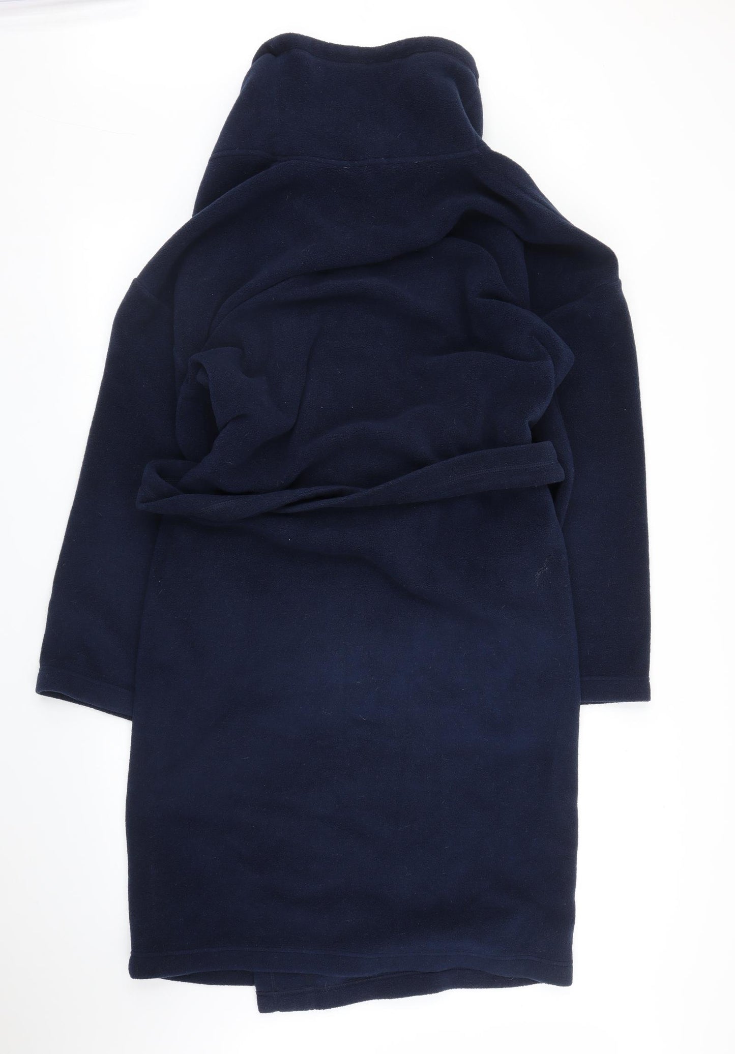 Easy Mens Blue Solid   Robe Size S