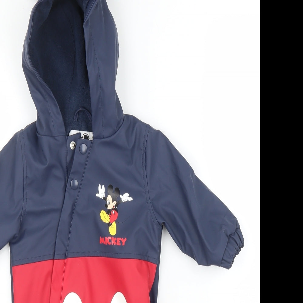 Primark Baby Blue   Rain Coat Snowsuit Size 3-6 Months  - Disney