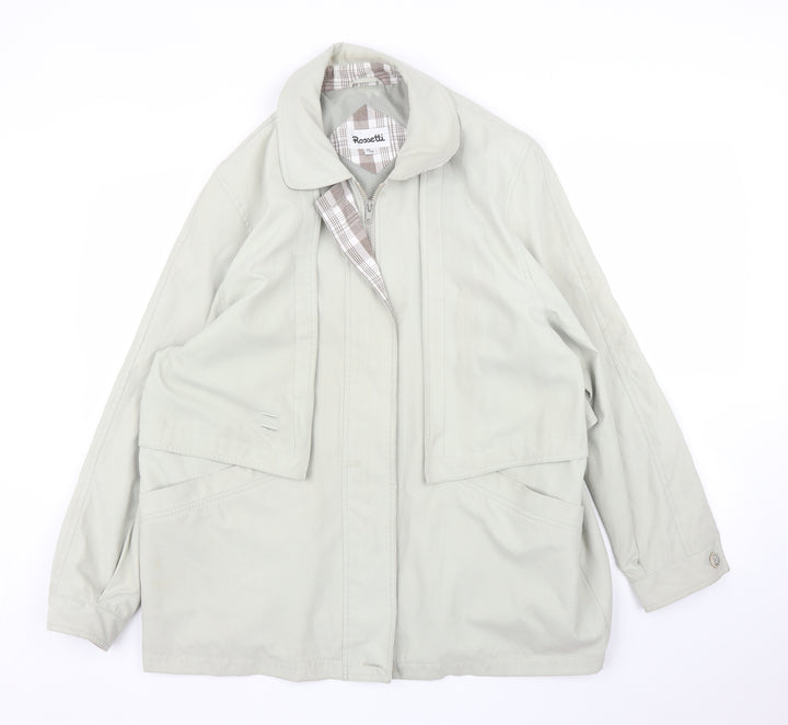 Rossetti Womens Green   Overcoat Coat Size 20