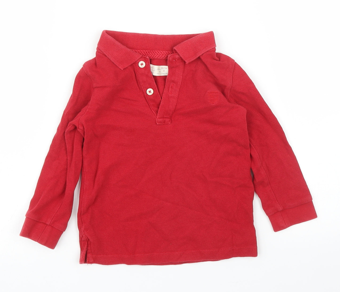 Zara Baby Red   Basic Polo Size 18-24 Months
