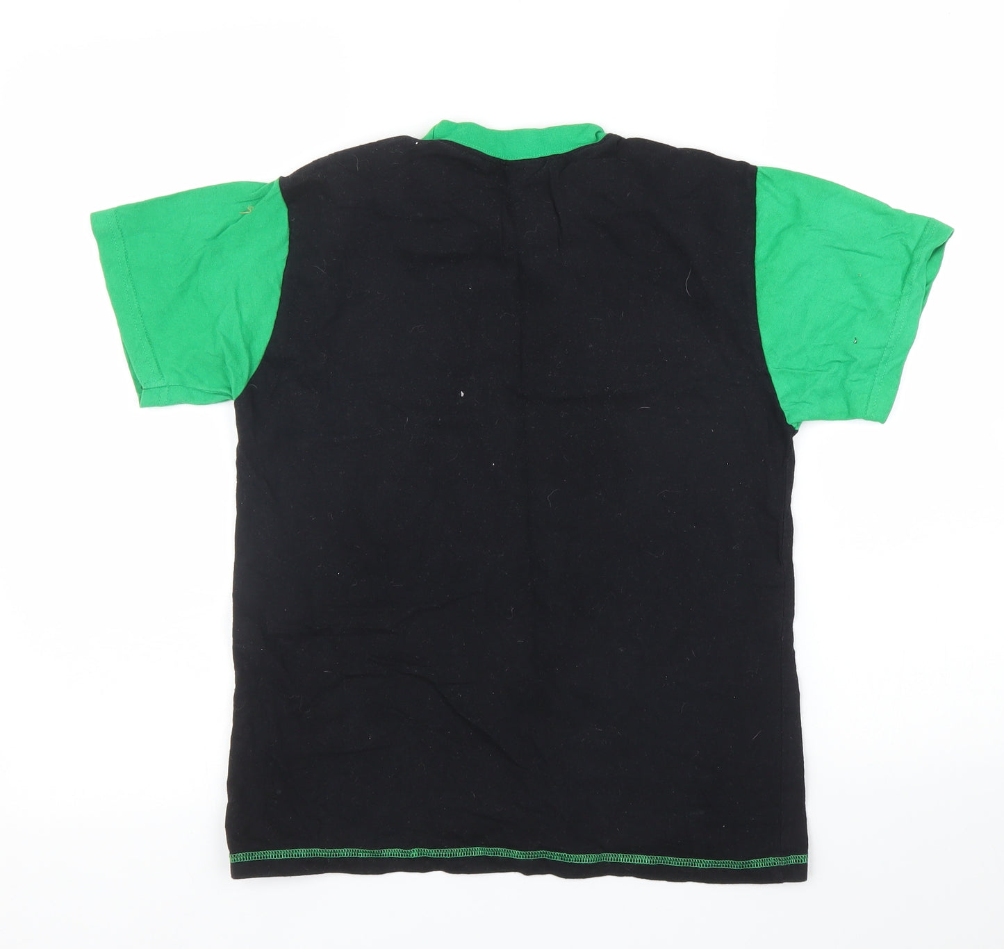 Pyjama Factory Boys Black   Basic T-Shirt Size 11 Years  - Minecraft