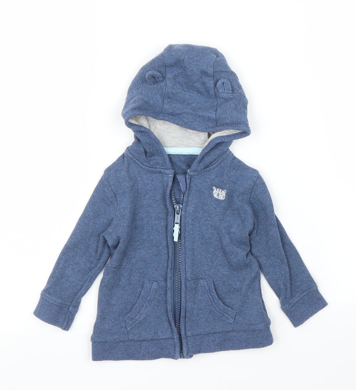 George Baby Blue   Full Zip Jumper Size 3-6 Months