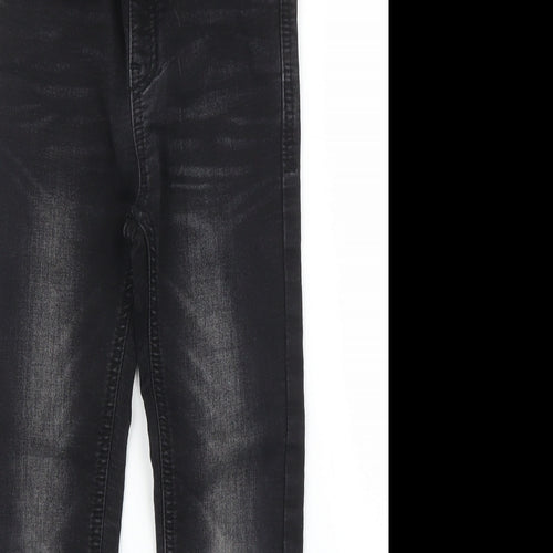 NEXT Boys Black  Denim Straight Jeans Size 6 Years