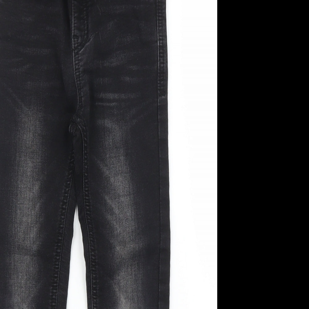 NEXT Boys Black  Denim Straight Jeans Size 6 Years