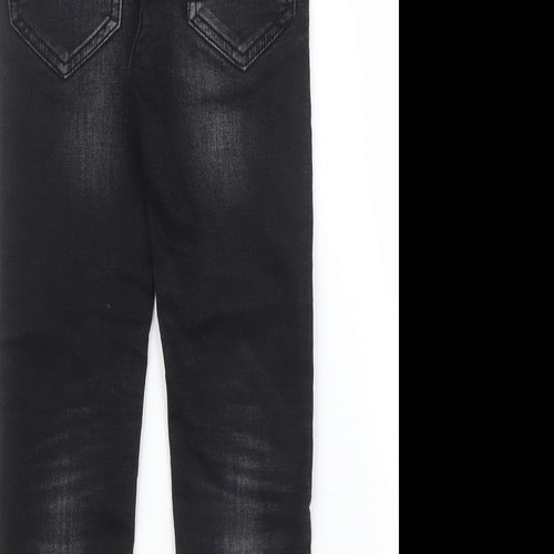 NEXT Boys Black  Denim Straight Jeans Size 6 Years