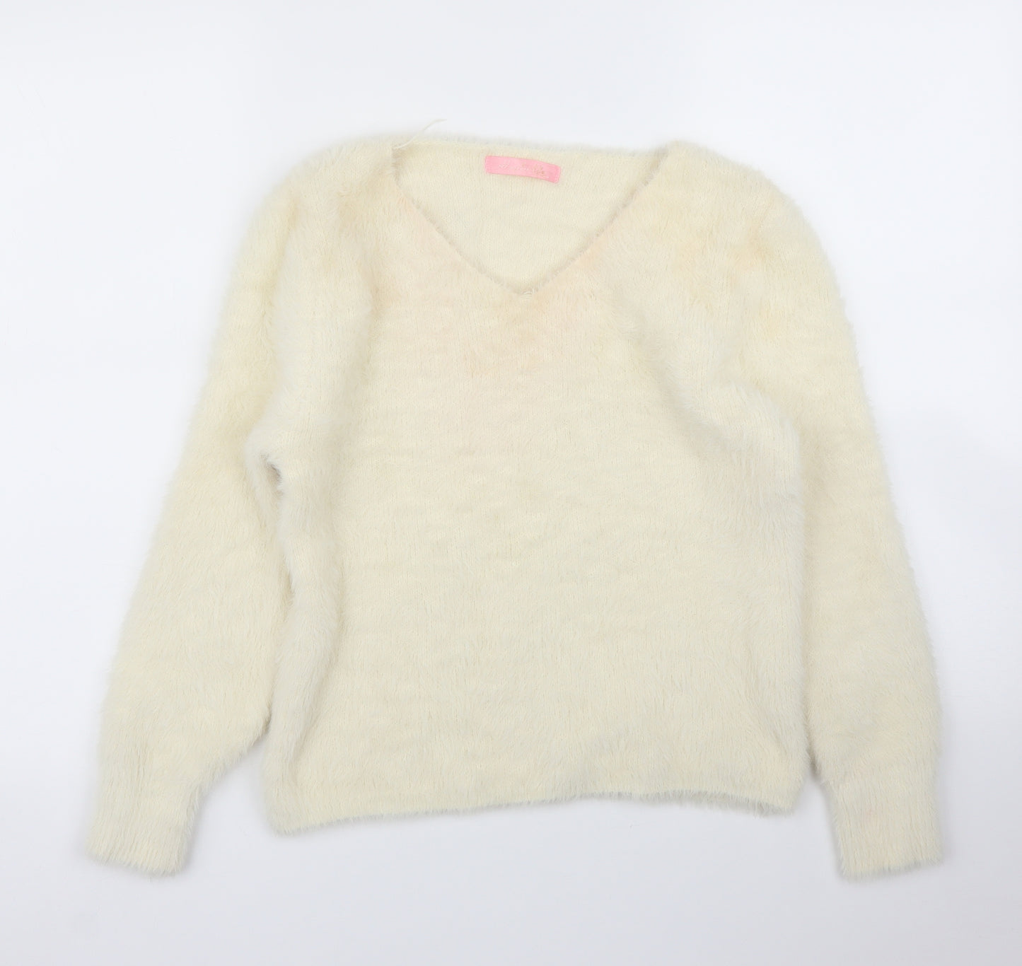 Isabella Womens Ivory   Pullover Jumper Size S
