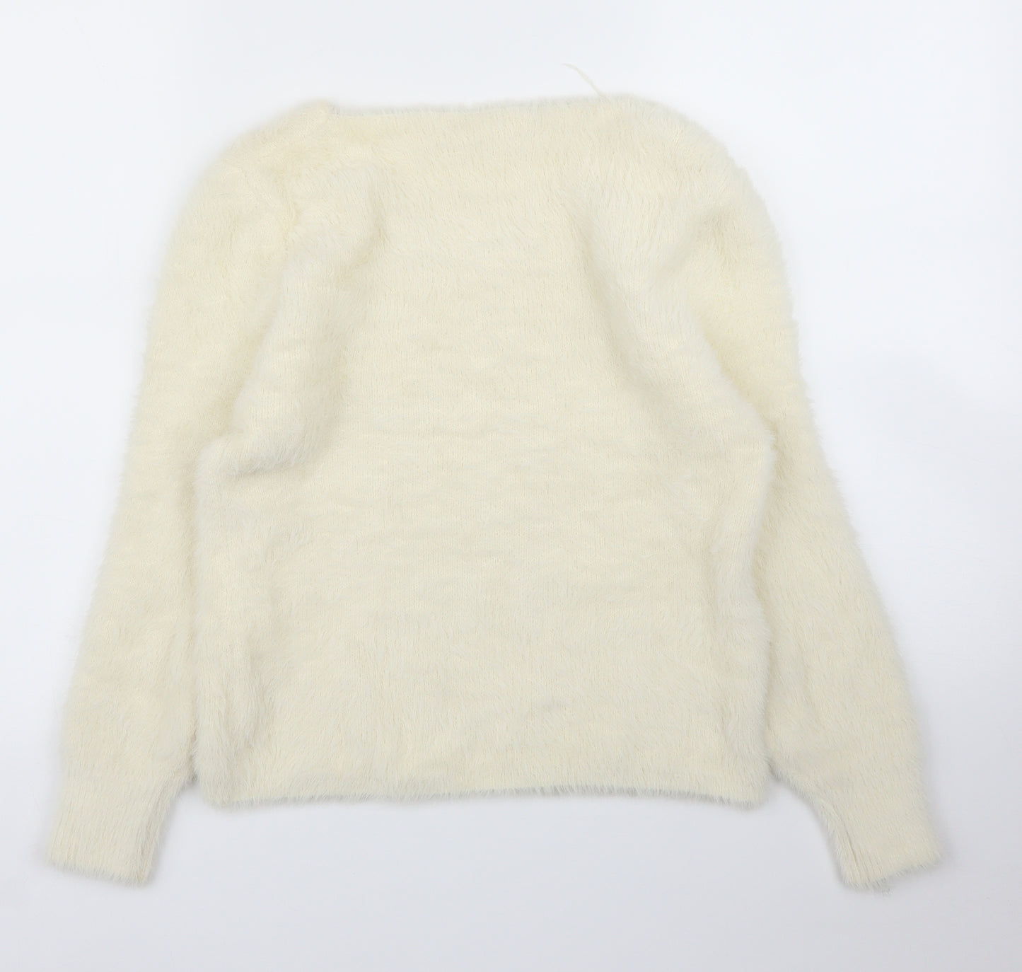 Isabella Womens Ivory   Pullover Jumper Size S