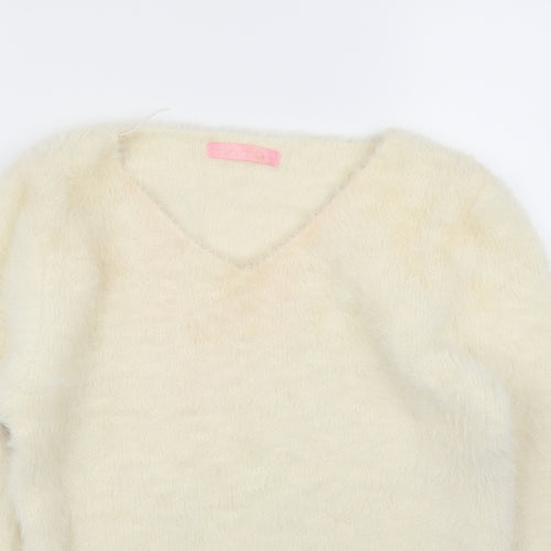 Isabella Womens Ivory   Pullover Jumper Size S