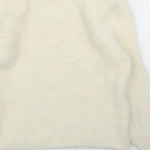 Isabella Womens Ivory   Pullover Jumper Size S