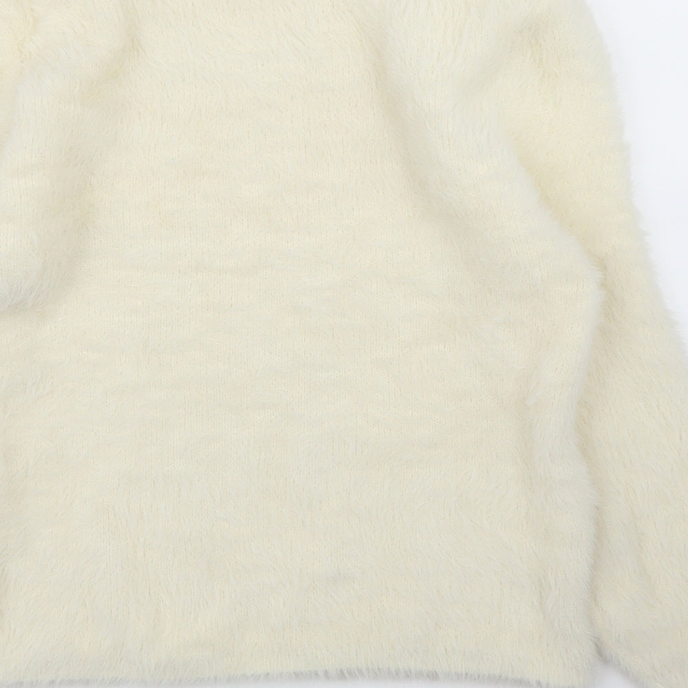 Isabella Womens Ivory   Pullover Jumper Size S