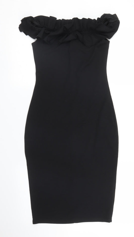 Zara Womens Black   Sheath  Size S