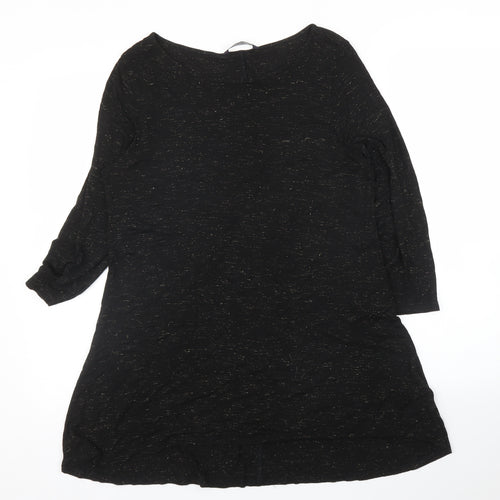 M&S Womens Black   Fit & Flare  Size 4