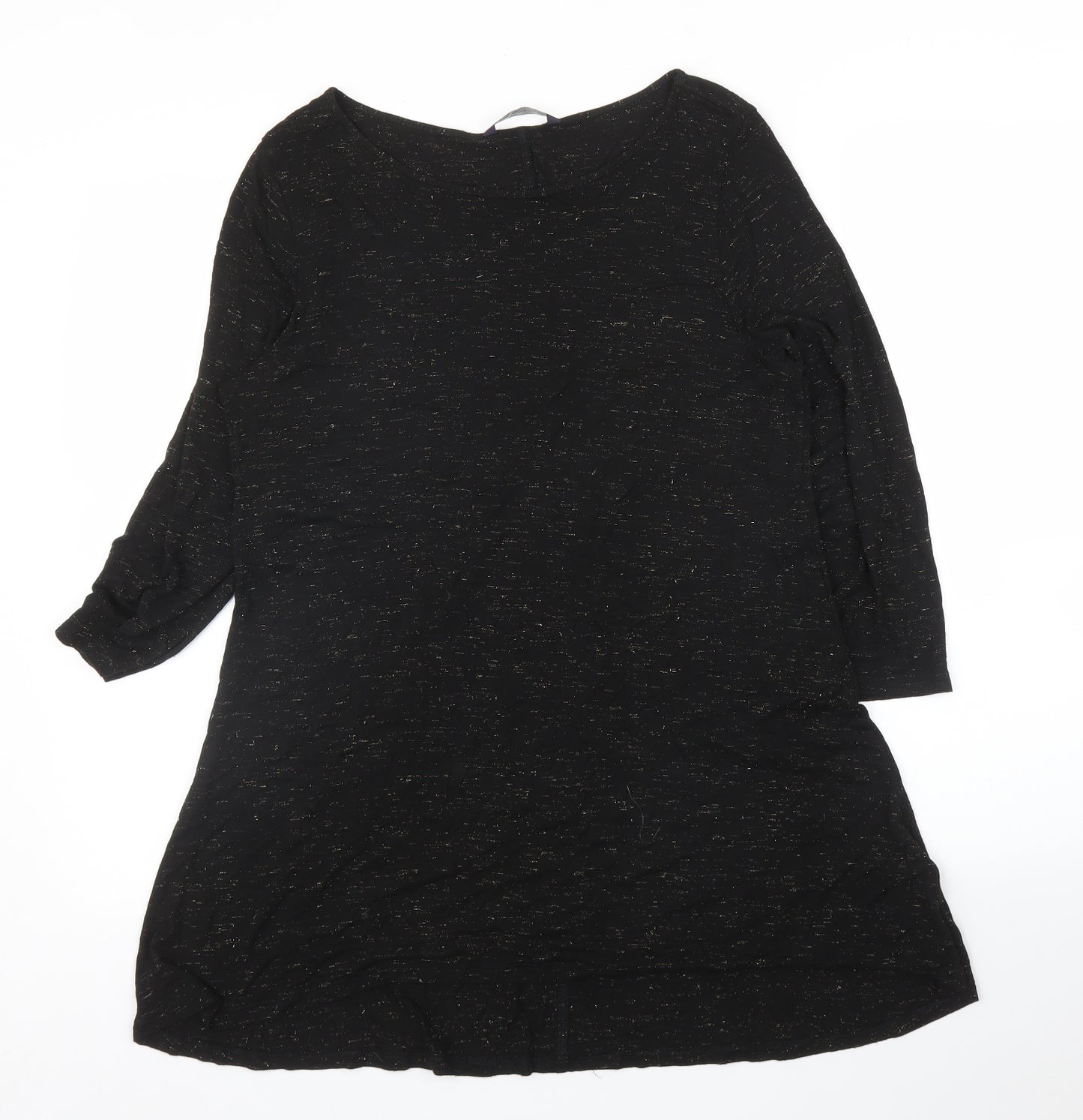 M&S Womens Black   Fit & Flare  Size 4