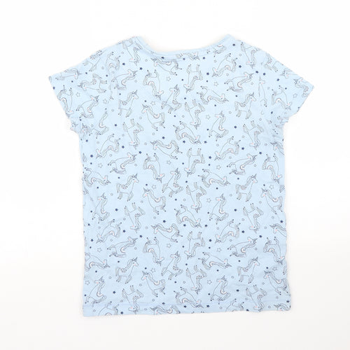 TU Girls Blue   Basic T-Shirt Size 8 Years