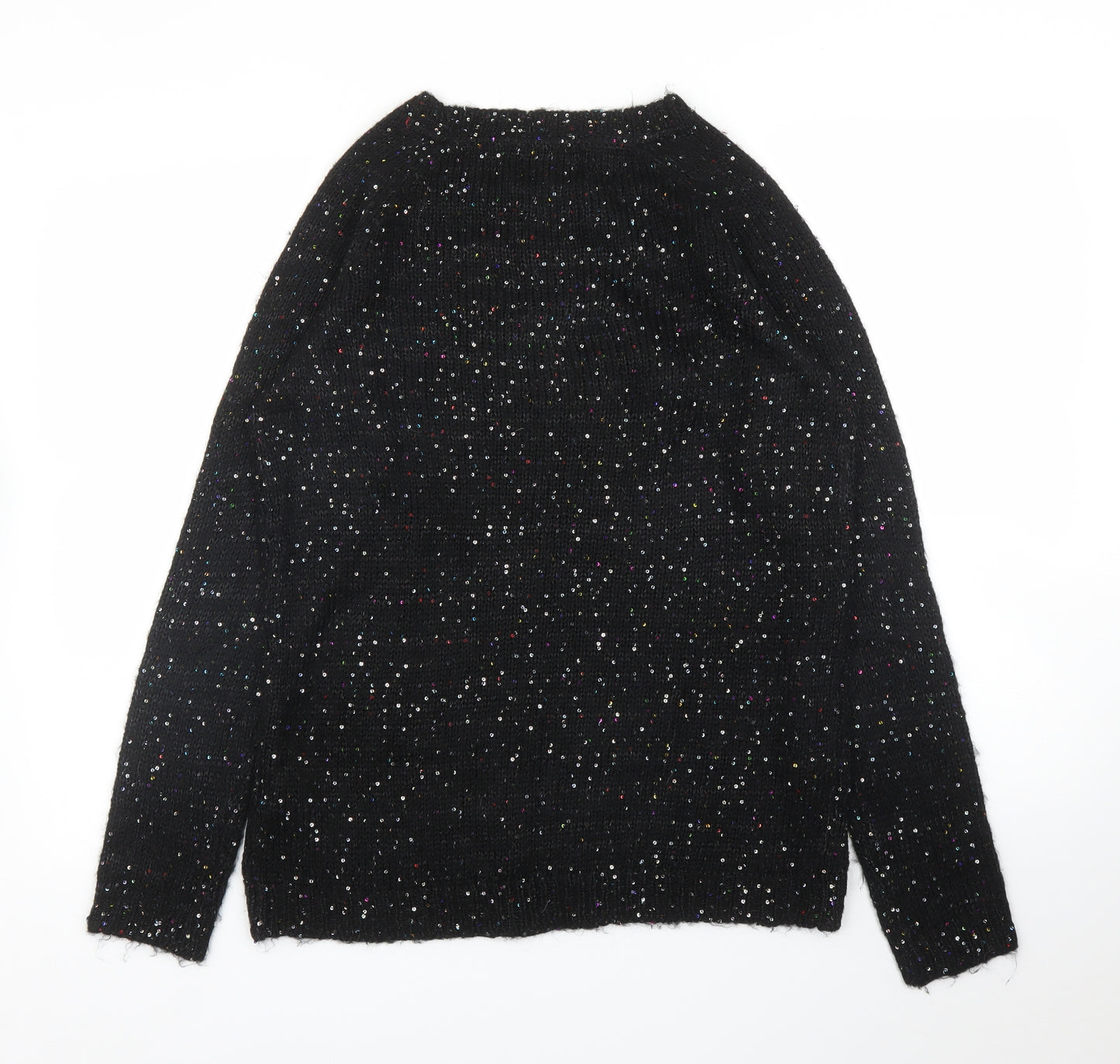 Papaya Womens Black   Pullover Jumper Size M  - Christmas