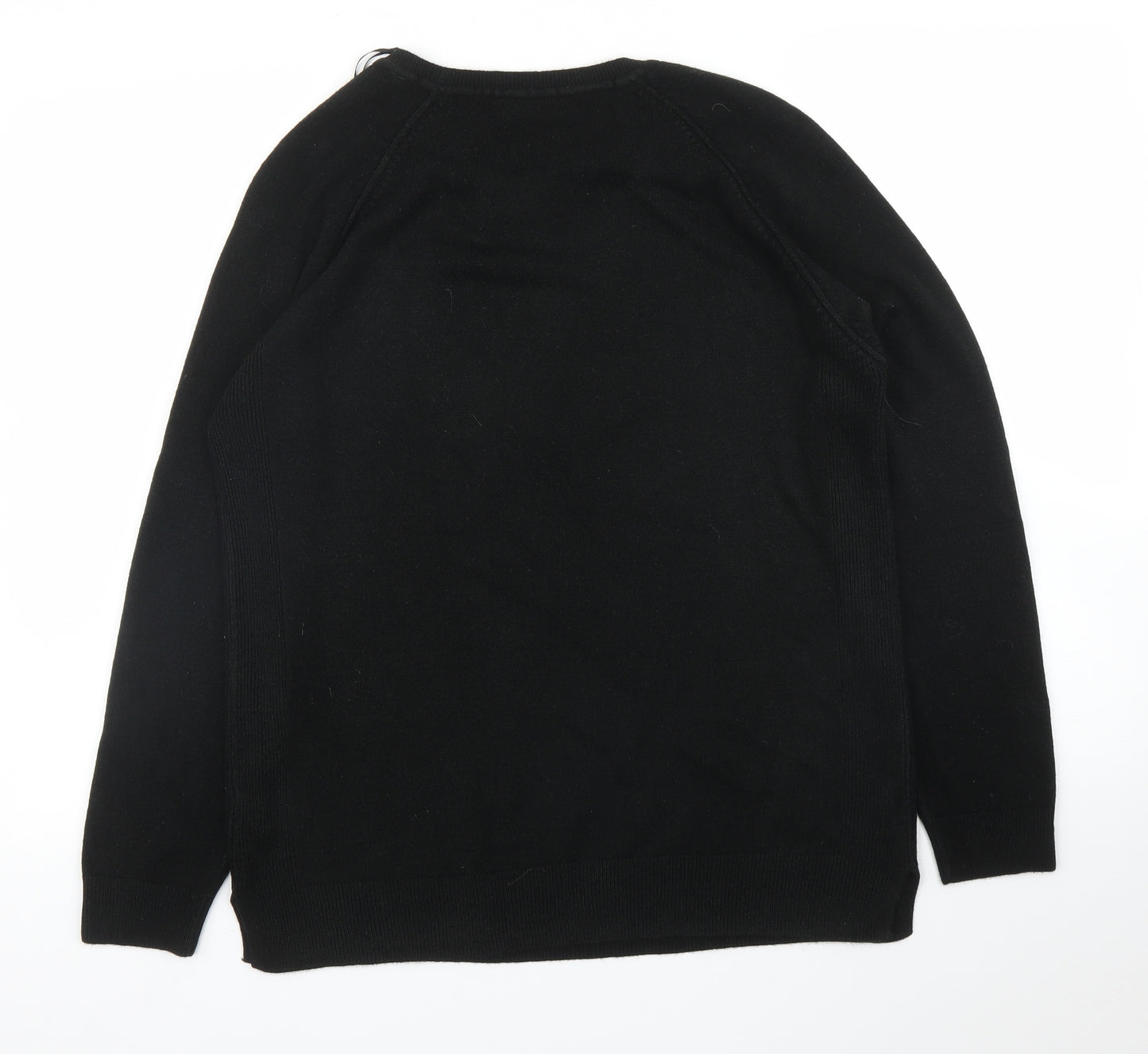 Papaya Womens Black   Pullover Jumper Size 14