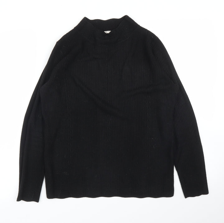TU Womens Black   Basic Blouse Size 10