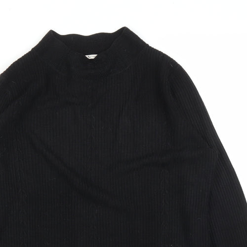 TU Womens Black   Basic Blouse Size 10
