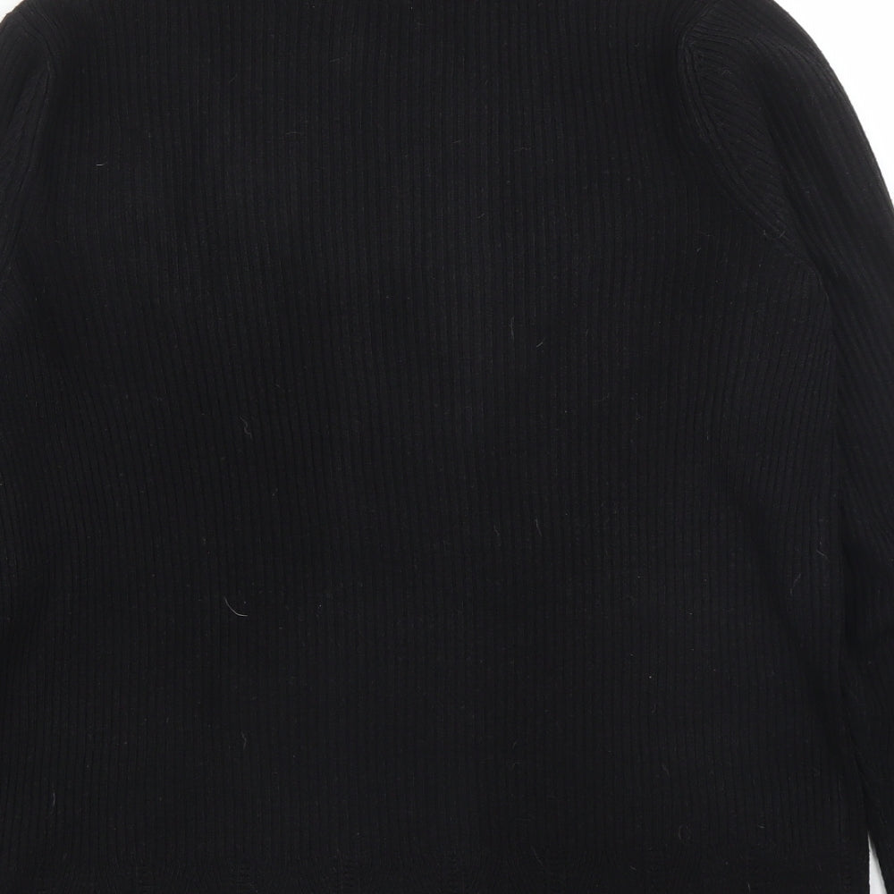 TU Womens Black   Basic Blouse Size 10