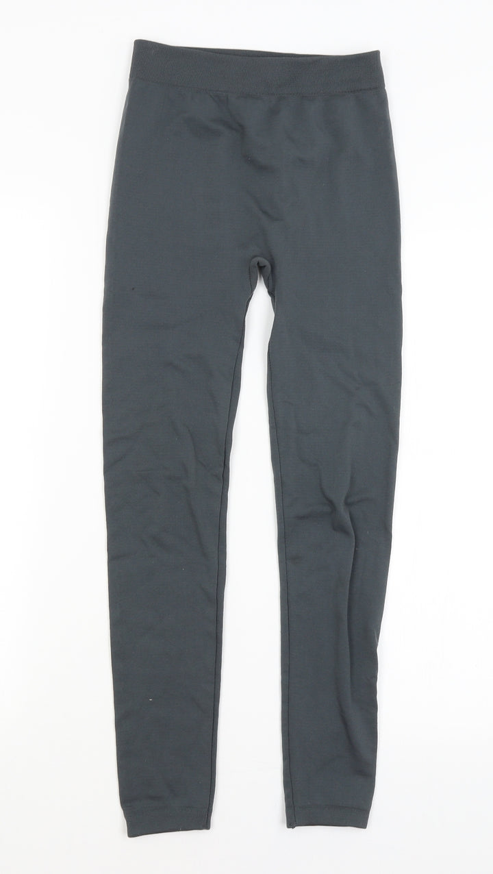 Frock Me Womens Grey   Capri Leggings Size S L25 in