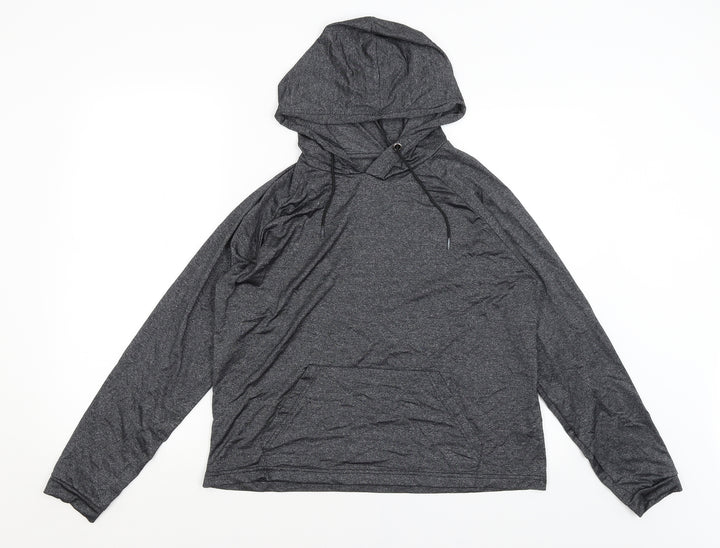 Atmosphere Womens Grey Pullover Hoodie Size 10