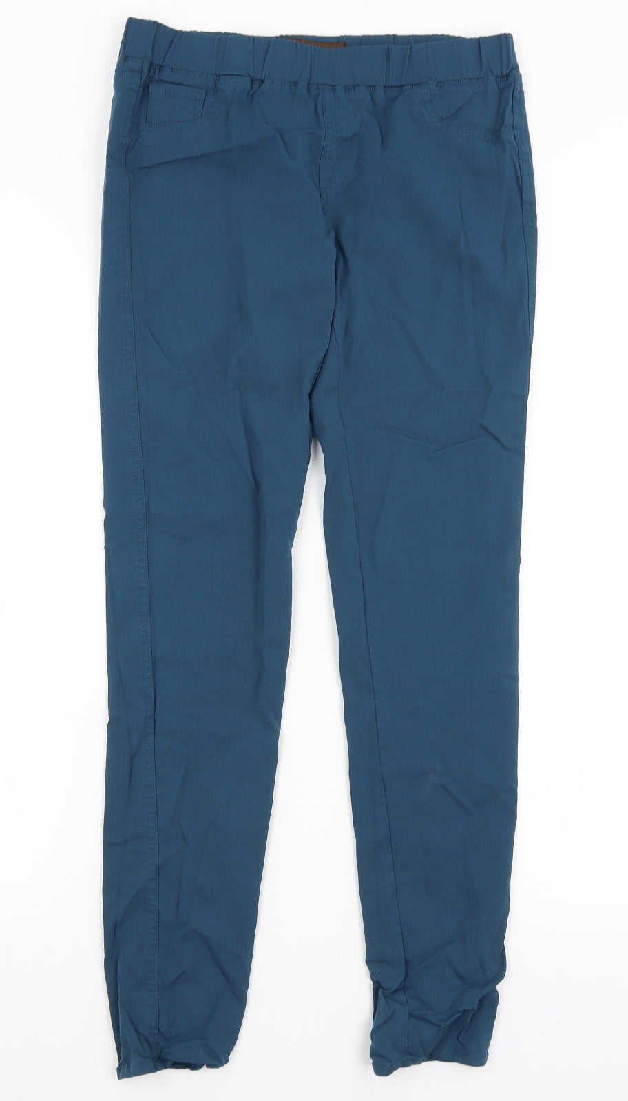 Tru Womens Blue   Capri Trousers Size 10 L30 in