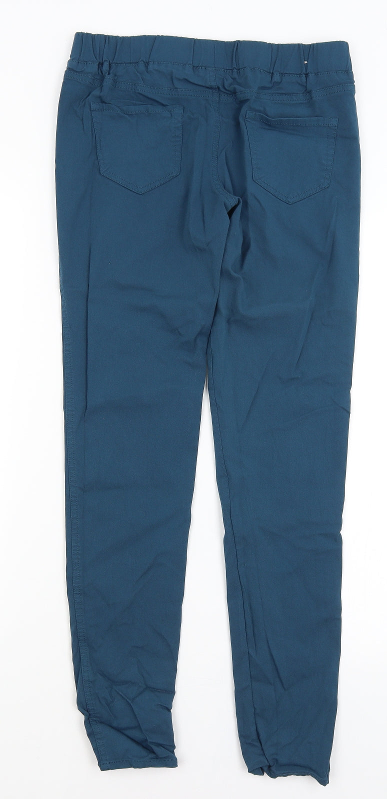 Tru Womens Blue   Capri Trousers Size 10 L30 in