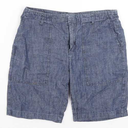 River Island Mens Blue   Bermuda Shorts Size 28 in
