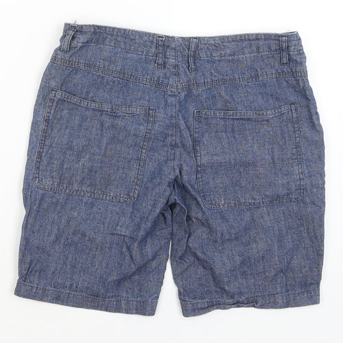 River Island Mens Blue   Bermuda Shorts Size 28 in