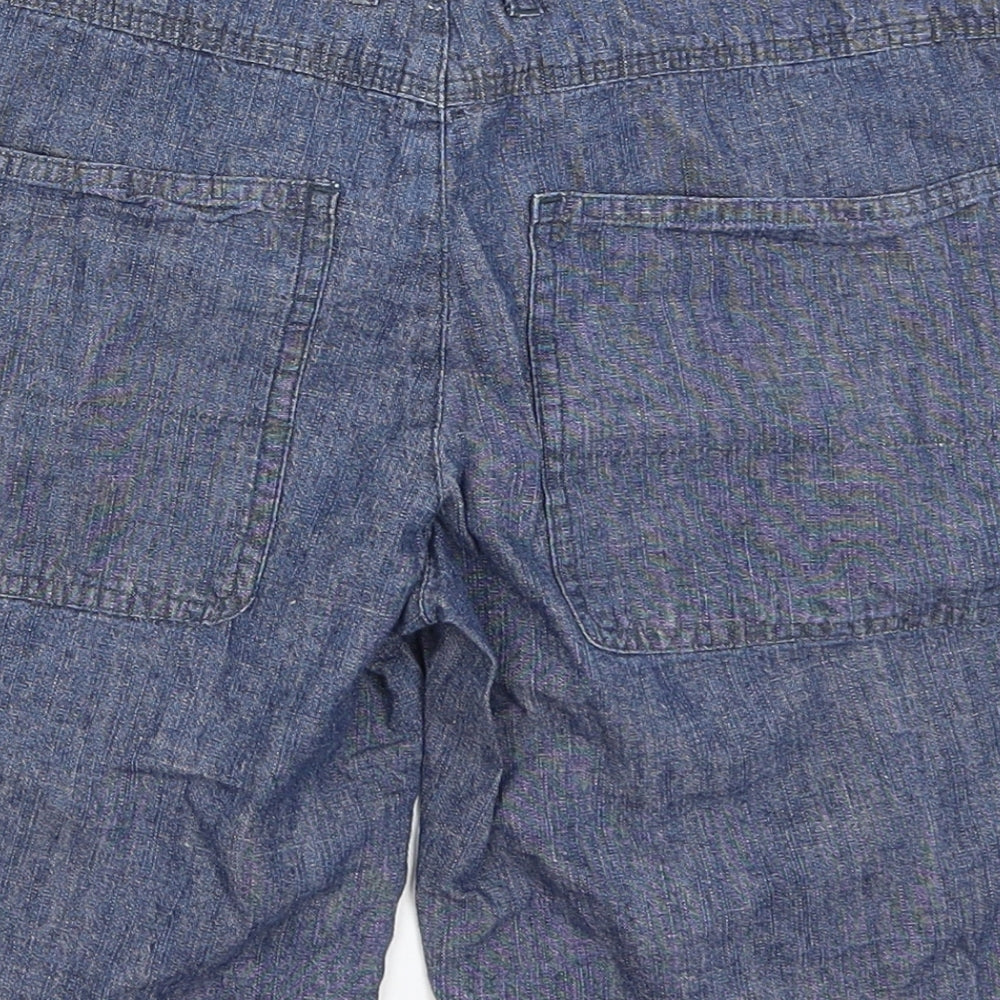 River Island Mens Blue   Bermuda Shorts Size 28 in