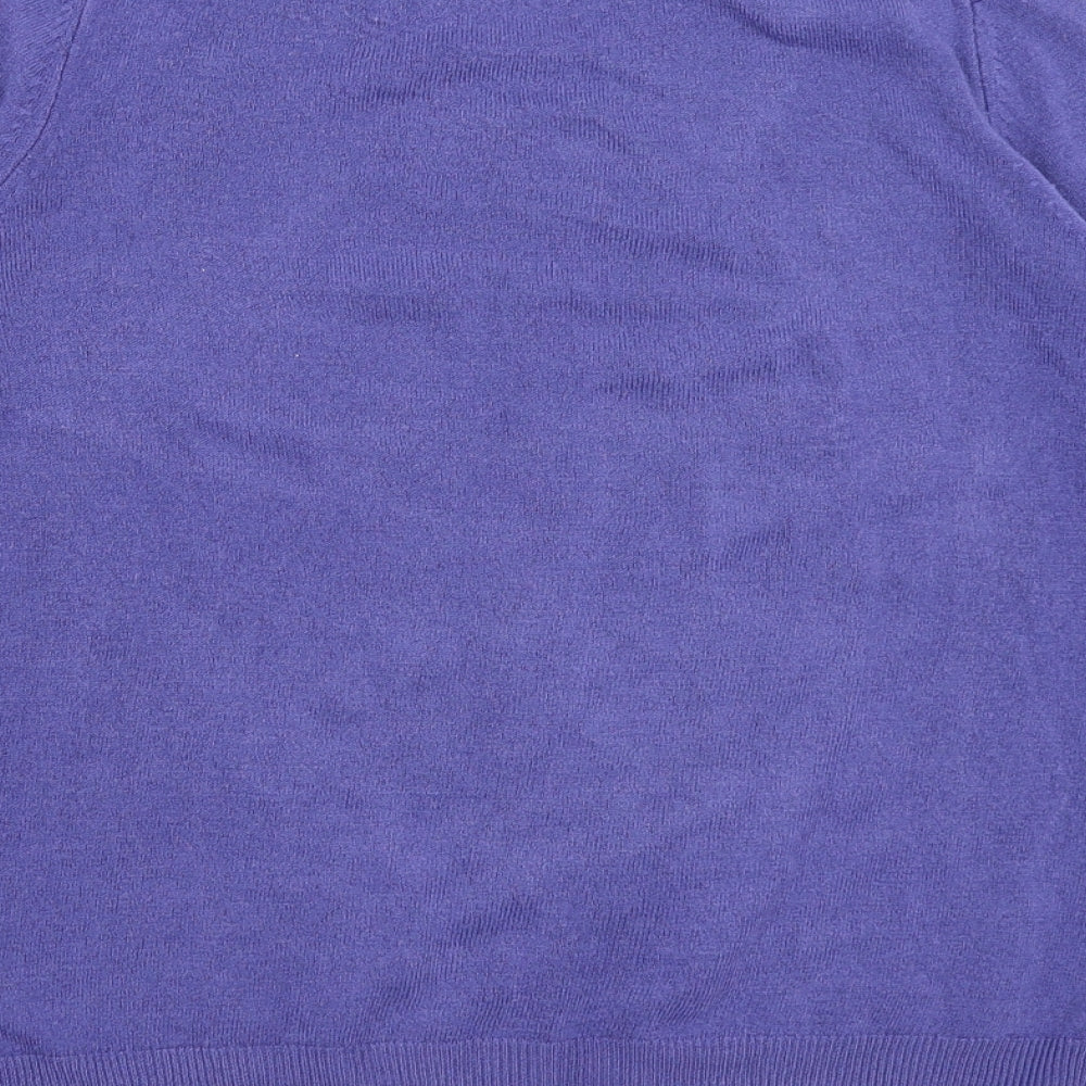 M&S Womens Purple   Pullover Jumper Size 12