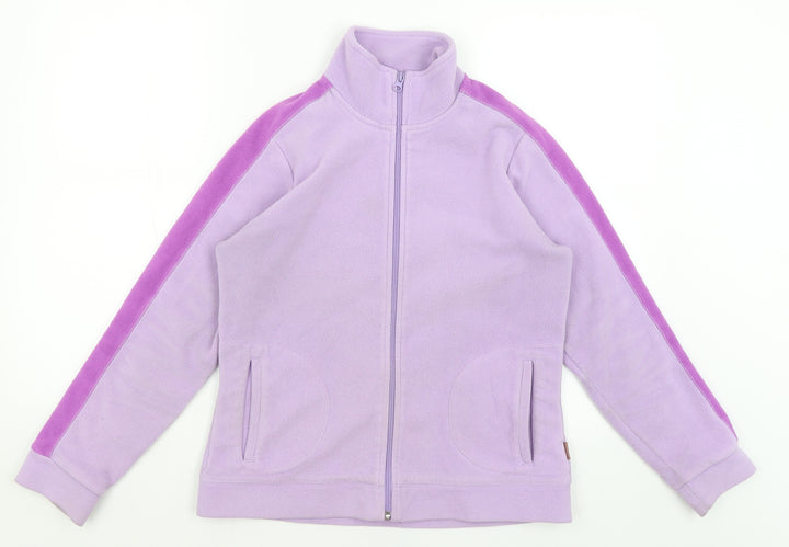 Maine Womens Pink   Full Zip Jumper Size 10