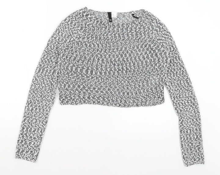 Divided Womens Grey   Pullover Jumper Size M