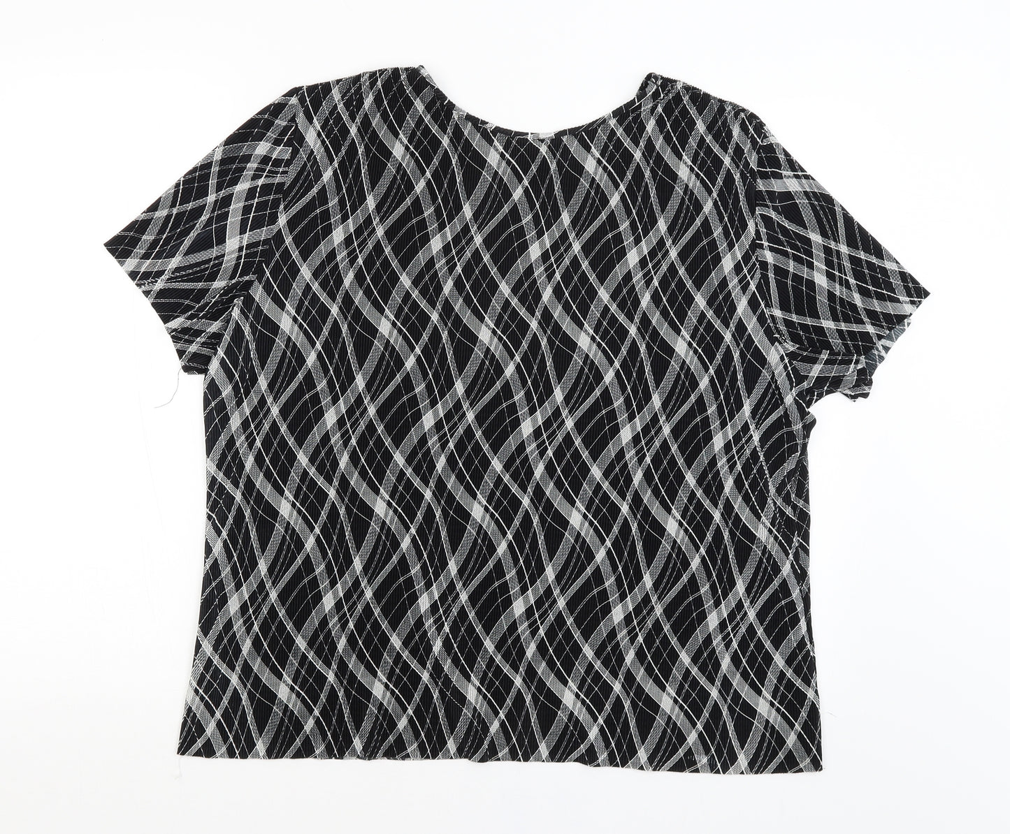 Holmewood Womens Black   Basic T-Shirt Size L