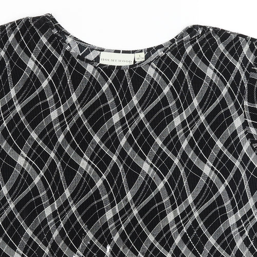 Holmewood Womens Black   Basic T-Shirt Size L