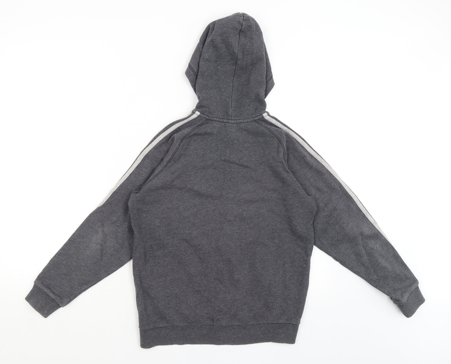 adidas Boys Grey   Full Zip Hoodie Size 11-12 Years