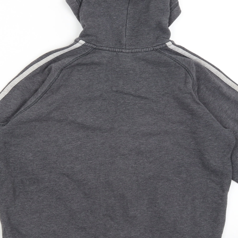 adidas Boys Grey   Full Zip Hoodie Size 11-12 Years