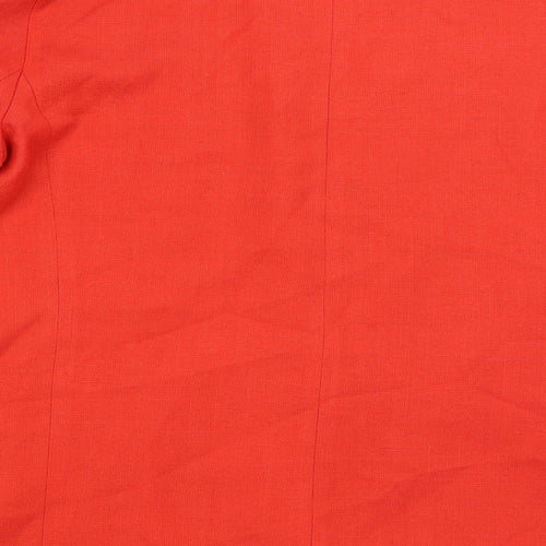 Preworn Womens Red   Jacket Blazer Size 14