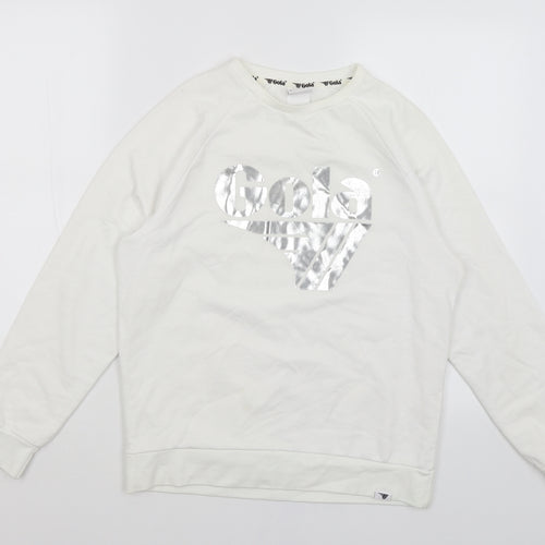 Gola Womens White   Pullover Jumper Size 8