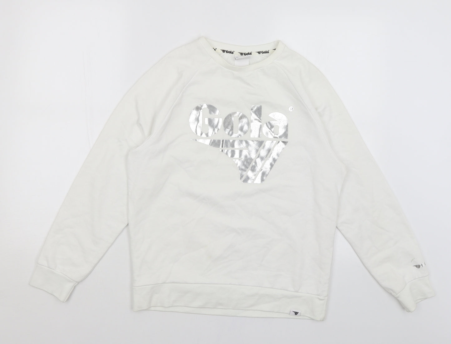 Gola Womens White   Pullover Jumper Size 8