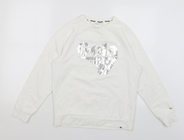 Gola Womens White Pullover Jumper Size 8