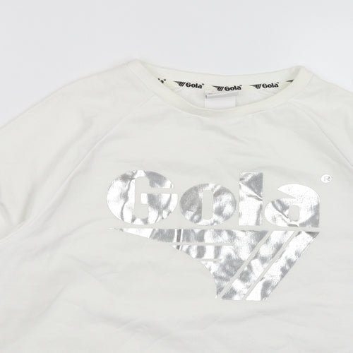 Gola Womens White   Pullover Jumper Size 8